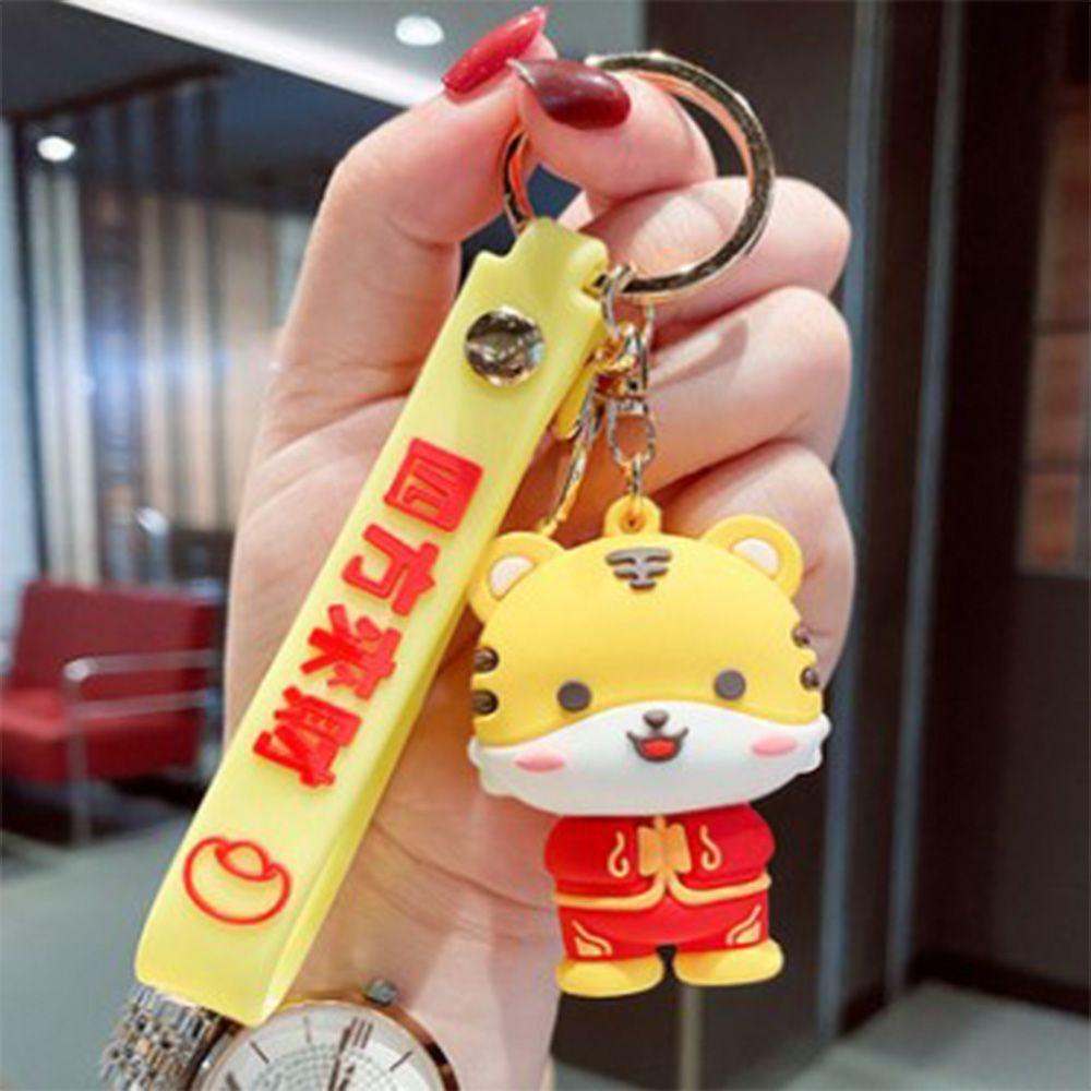 Móc Khóa Nhựa PVC Hình Động Vật Dễ Thương