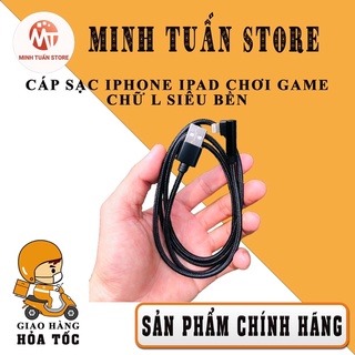 Cáp sạc iphone ipad chơi game chữ l siêu bền