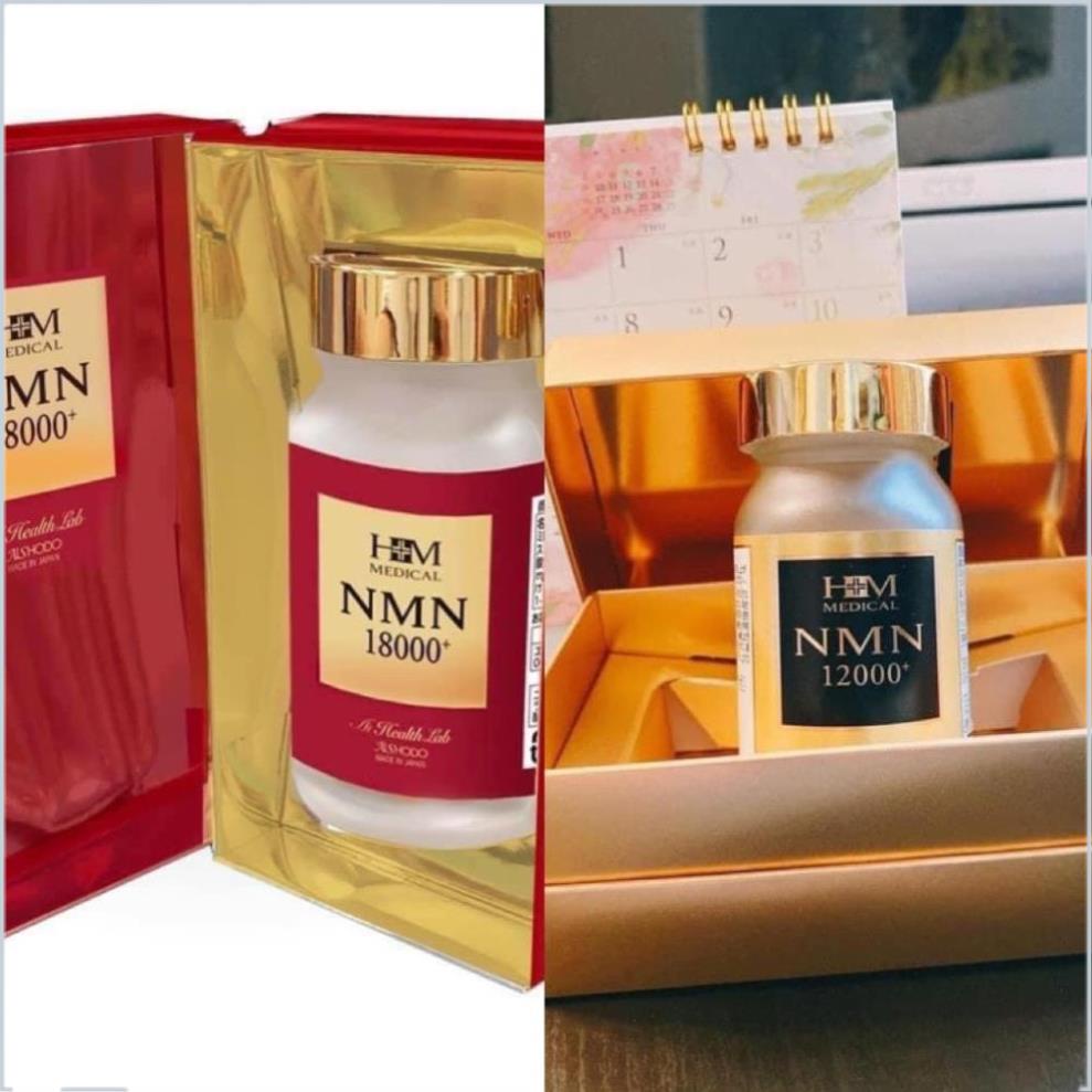 Viên uống hỗ trợ sức khỏe và sắc đẹp Aishodo NMN 12000 và 18000 Nhật Bản