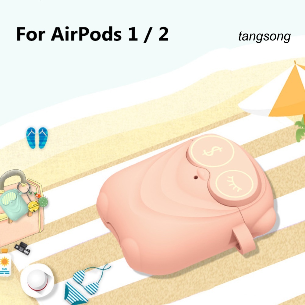 Vỏ Đựng Bảo Vệ Hộp Sạc Tai Nghe Airpods 1 / 2 Hình Hoạt Họa