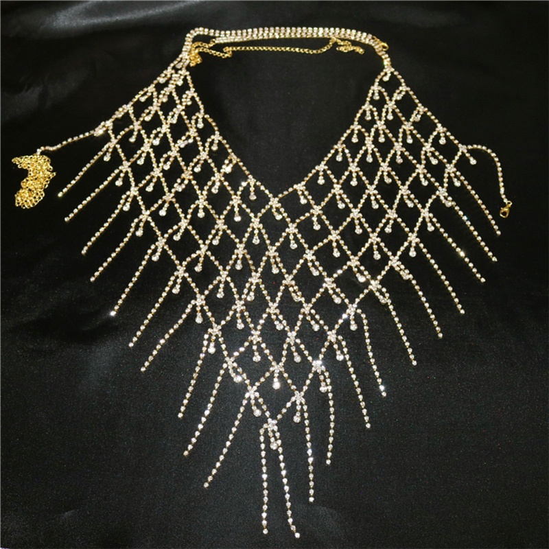 Áo Bra Dây Xích Đính Đá Lấp Lánh Quyến Rũ Cho Nữ