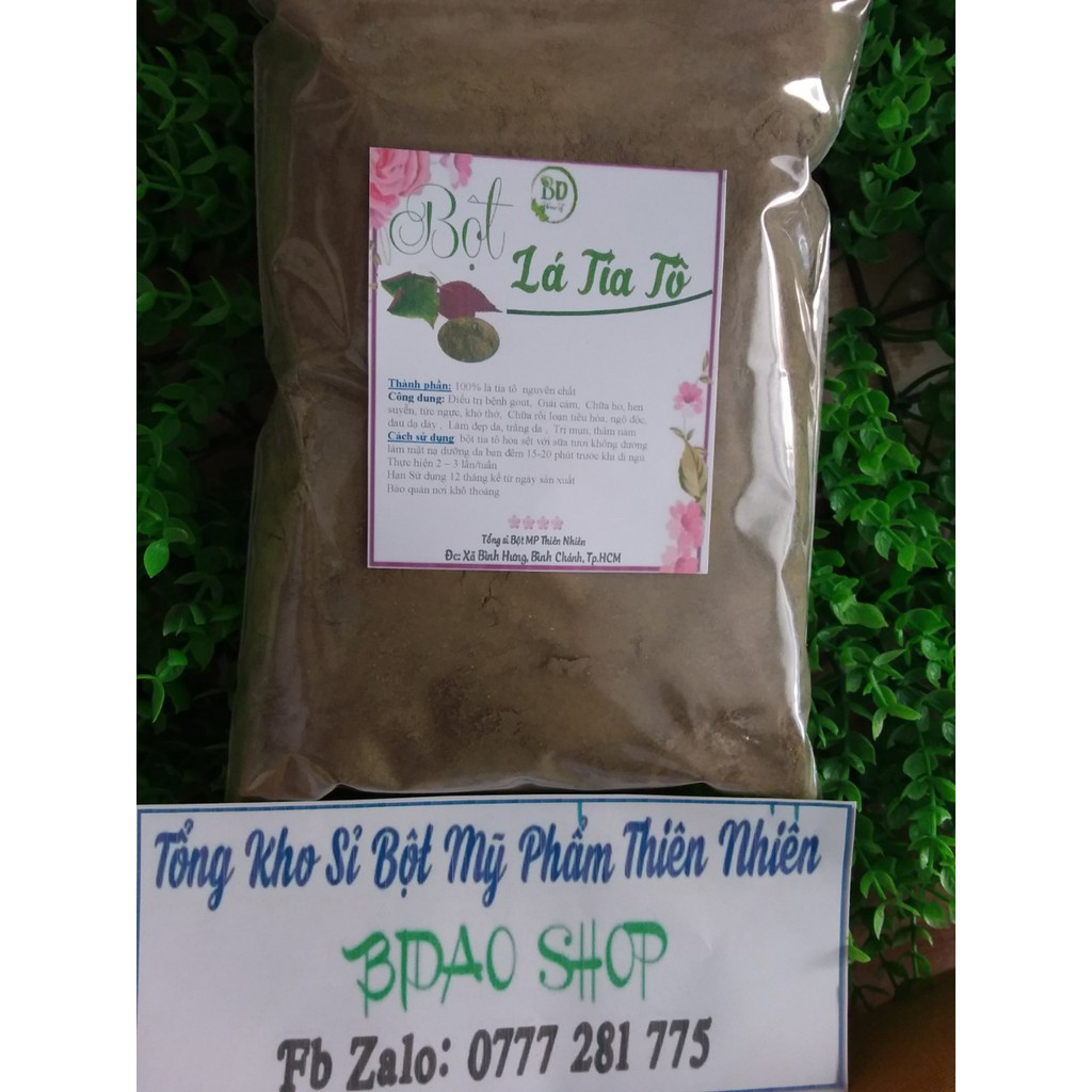 Bột lá tía tô nguyên chất Organic - Bột handmade