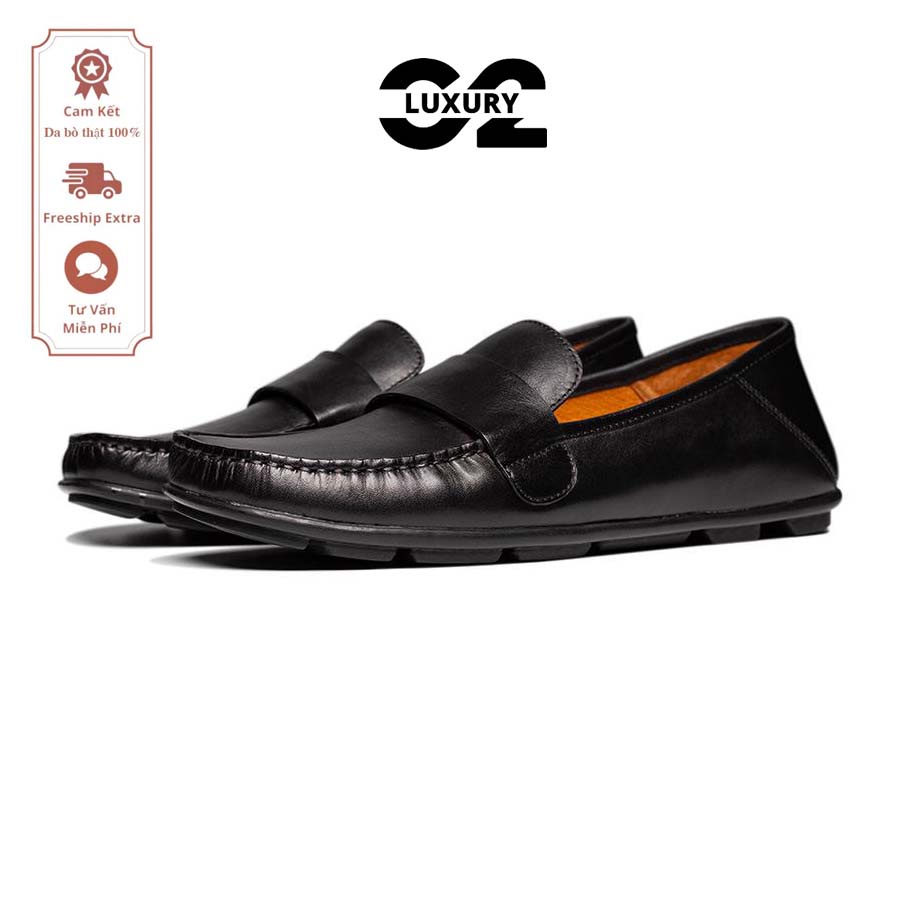 Giày lười nam Luxury dáng Moccasin Shoes BL06-1 giày da chính hãng, chất liệu cao cấp nhiều size