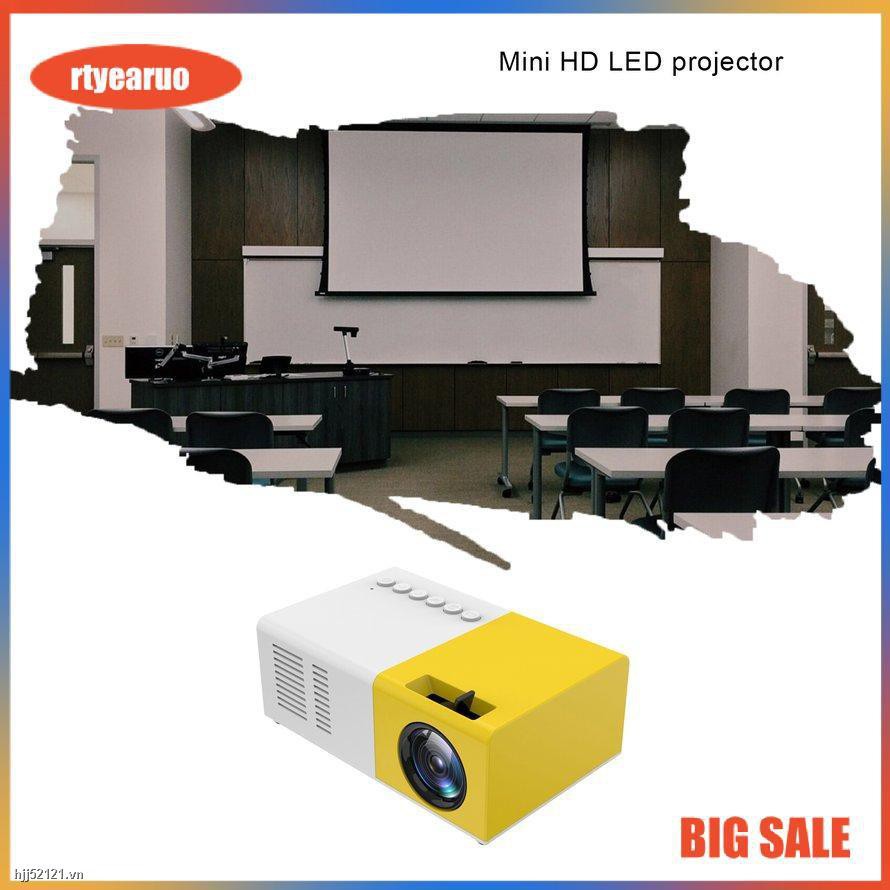 Máy Chiếu Đèn LED Mini Thông Minh YG300 Full HD 1080p Cao Cấp Phiên Bản Mới