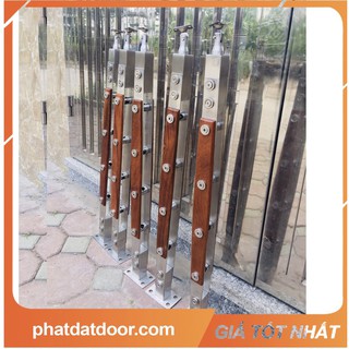 (Xả Kho)-Trụ Sỏ inox Má Gỗ Lim Nam Phi Trụ Sỏ inox Siêu Hót