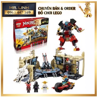 Đồ chơi lắp ráp xếp hình Lepin 06039 - Hỗn chiến hang võ sĩ ninjago