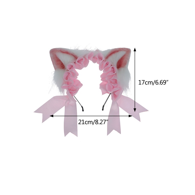 Băng Đô Tai Mèo Dễ Thương Cho Bé Hóa Trang / Rửa Mặt