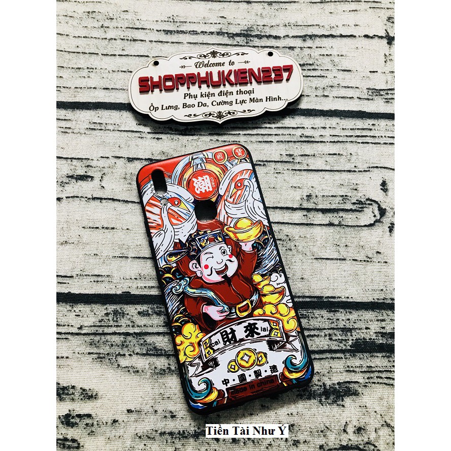 [Freeship toàn quốc từ 50k] ỐP TẾT VIVO V9 ỐP DẺO THẦN TÀI GÕ CỬA TẤN TÀI TẤN LỘC