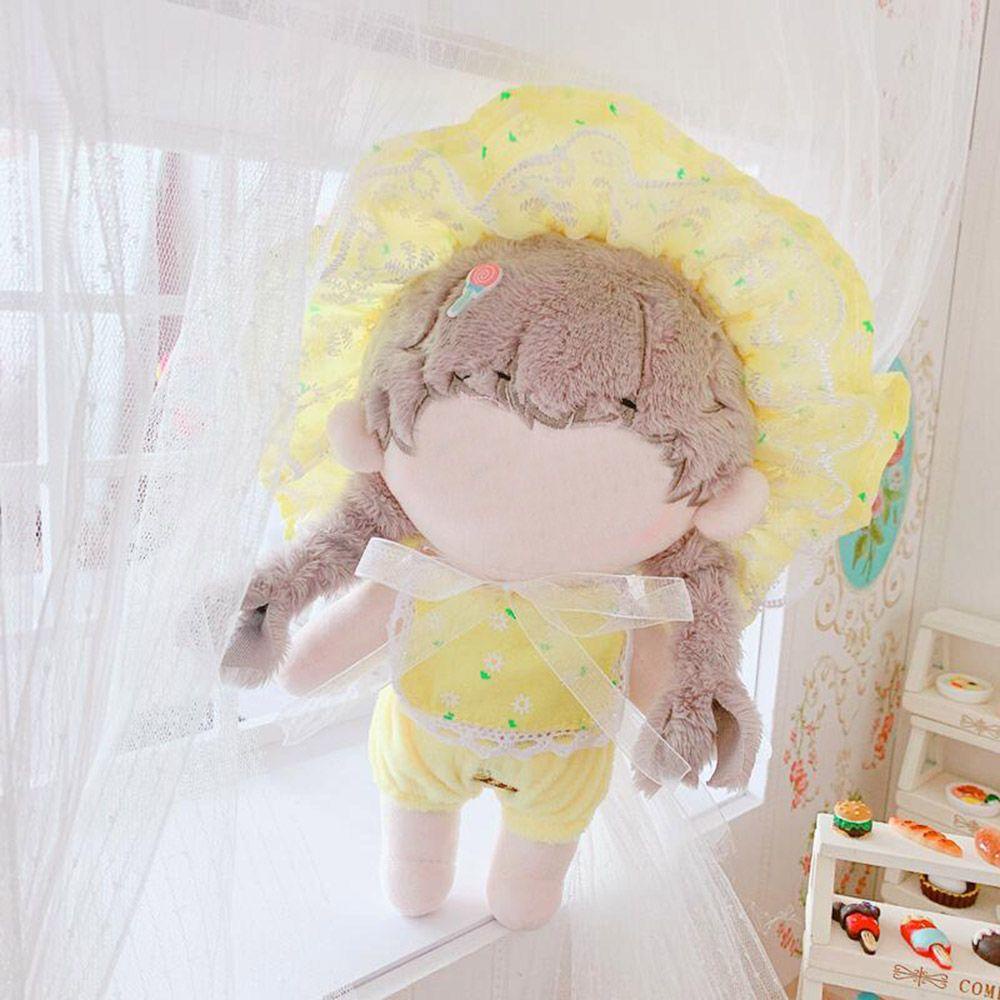 Nón Vành Phối Ren Xinh Xắn Dành Cho Búp Bê 20cm