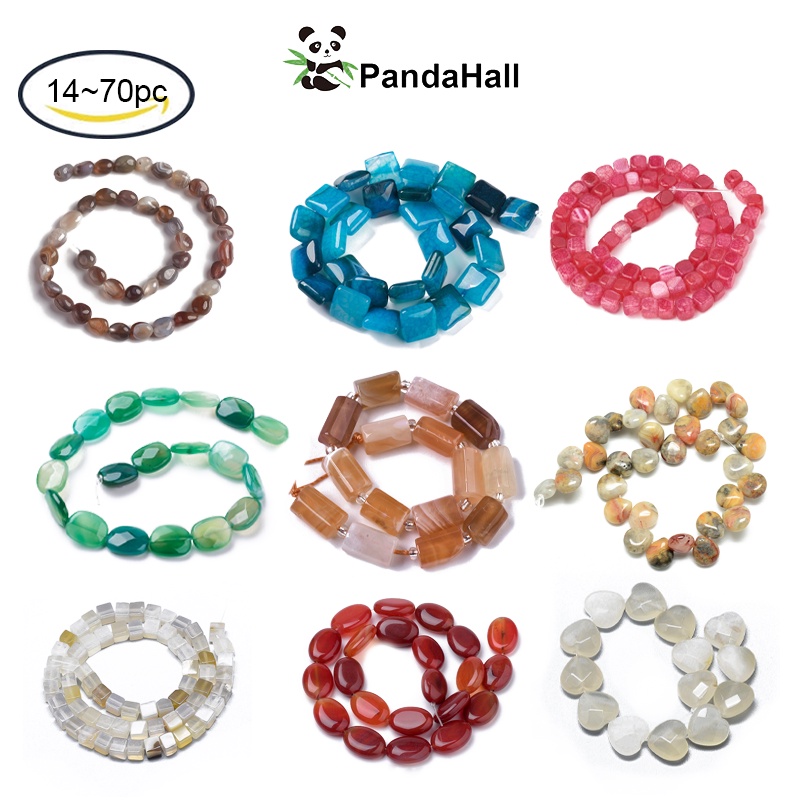 Set 70 Hạt Xỏ Lỗ 14-70 Hạt Hình Vuông