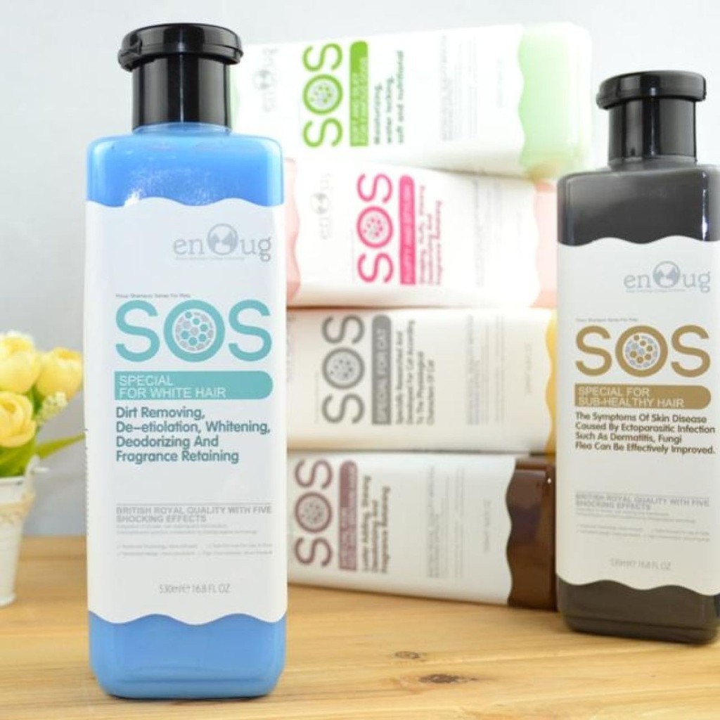 Sữa tắm SOS cao cấp cho chó mèo 530ml (Có tem dành cho thị trường Việt Nam)