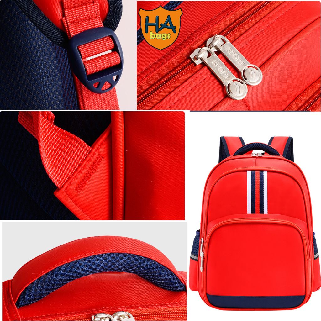 Balo đi học HA1012 dành cho học sinh ltiểu học kích thước 38x28x18cm