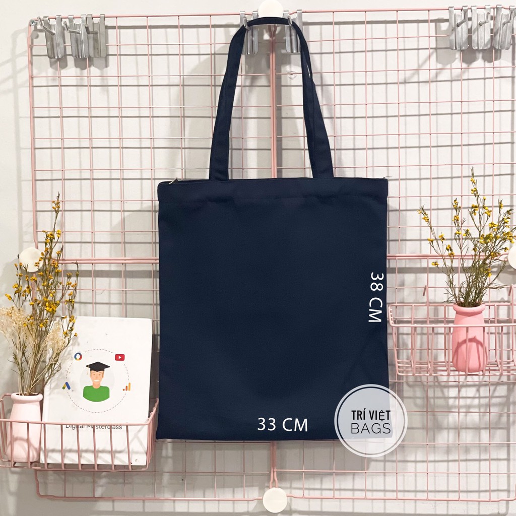 Túi Tote Canvas Nhiều Màu Lựa Chọn Size 33x38