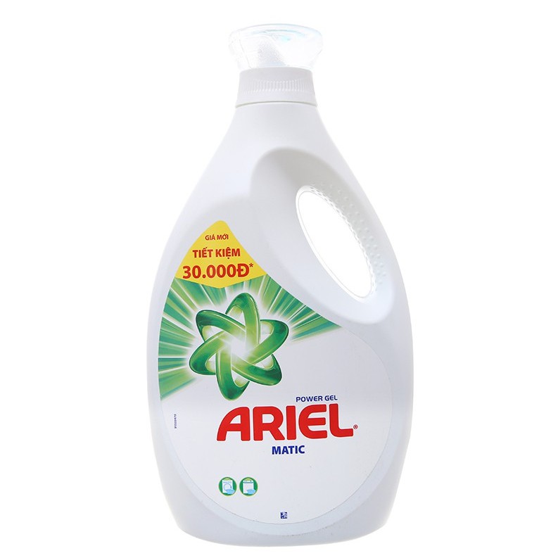 Nước giặt Ariel Matic chai 2.4kg