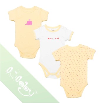 LULLABY Set body cộc tay bé gái NH12-12