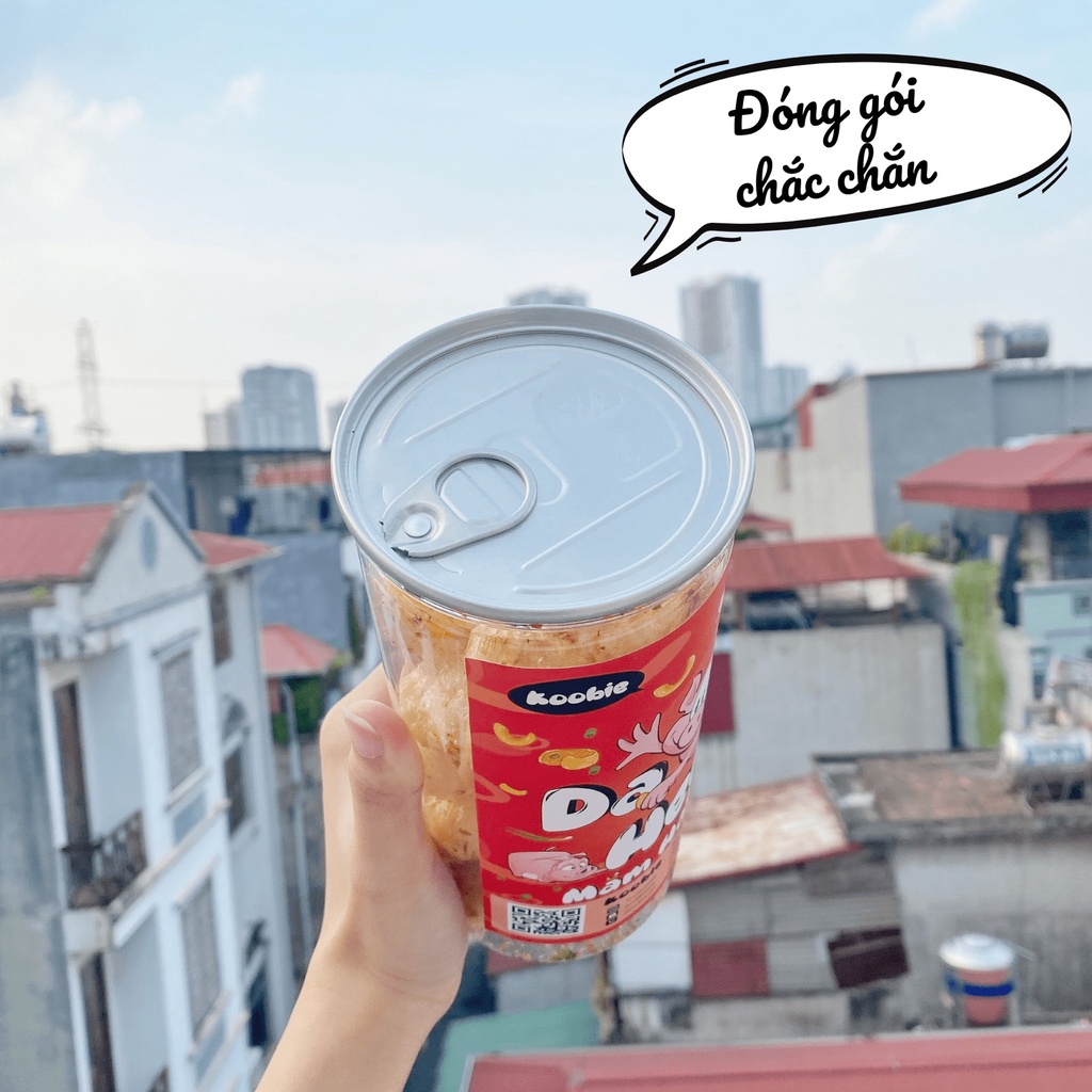 Da heo mắm hành Koobie 150g, đồ ăn vặt ngon an toàn vệ sinh, giao hàng siêu tốc