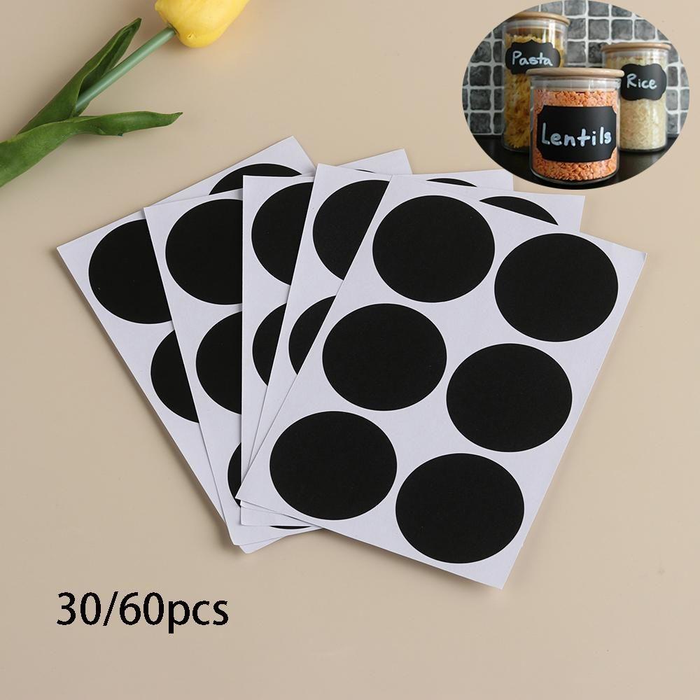 Set 30 / 60 Nhãn Dán Dạng Bảng Đen Viết Phấn
