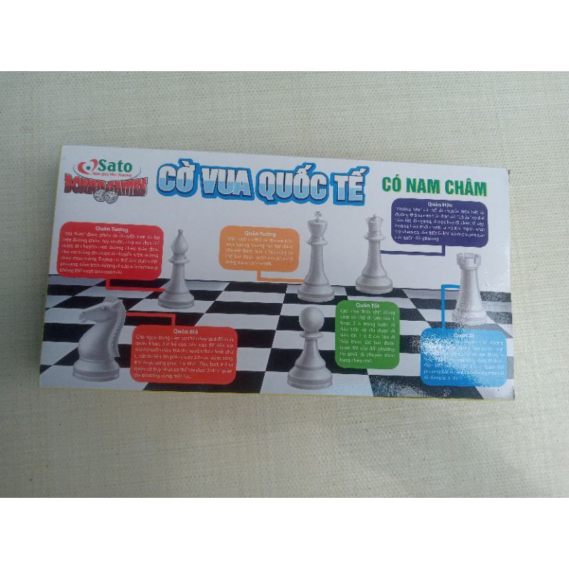 CỜ VUA QUỐC TẾ SATO 25 x 25
