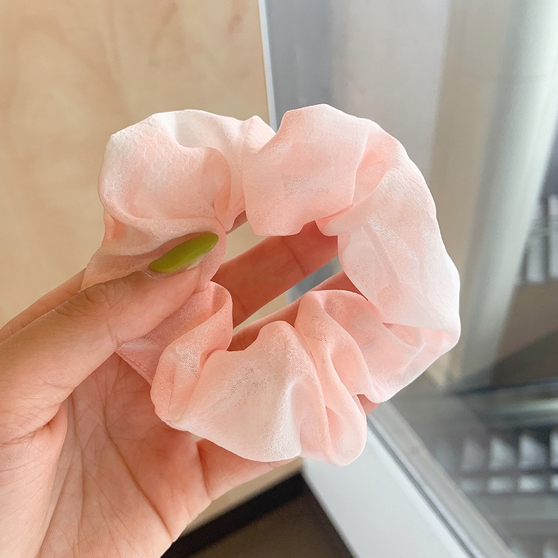 Dây buộc tóc đuôi ngựa thiết kế đơn giản phong cách Hàn Quốc