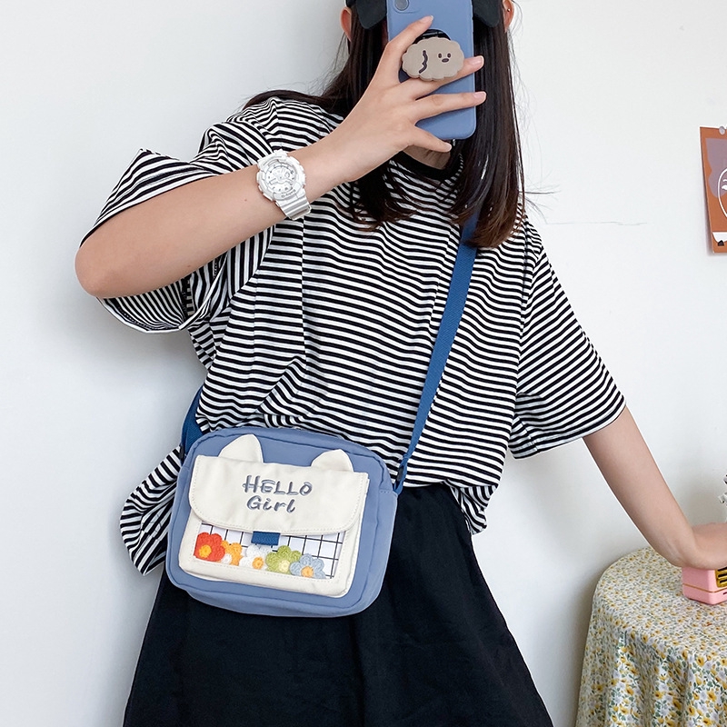 Túi đeo chéo nữ đi học mini nhỏ gọn giá rẻ đẹp dễ thương nhiêu ngăn LOT STORE TX595 | BigBuy360 - bigbuy360.vn