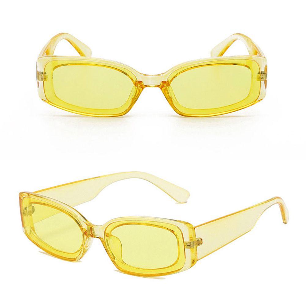 MIH Kính Mát Hình Chữ Nhật Chống Tia UV400 Thập Niên 90