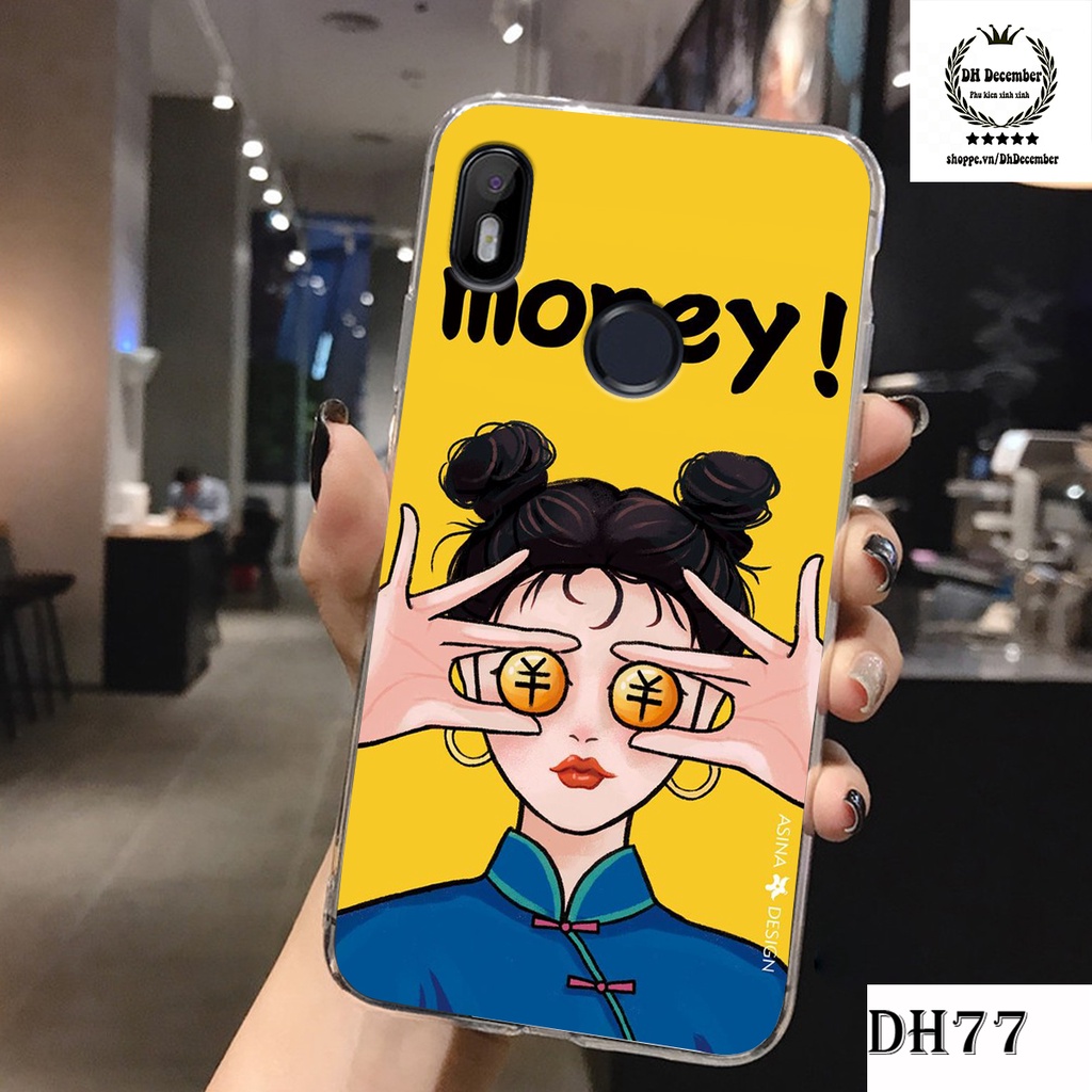 Ốp lưng Vsmart JOY 1 in hình 3D lucky, gấu Beer xinh xắn - KHÔNG NÊN BỎ LỠ