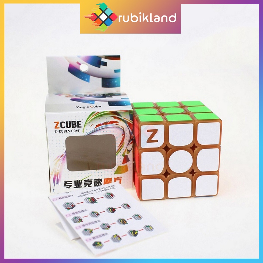 Rubik 3x3 ZCube Dạ Quang Rubic Biến Thể 3 Tầng Đồ Chơi Trí Tuệ Trẻ Em