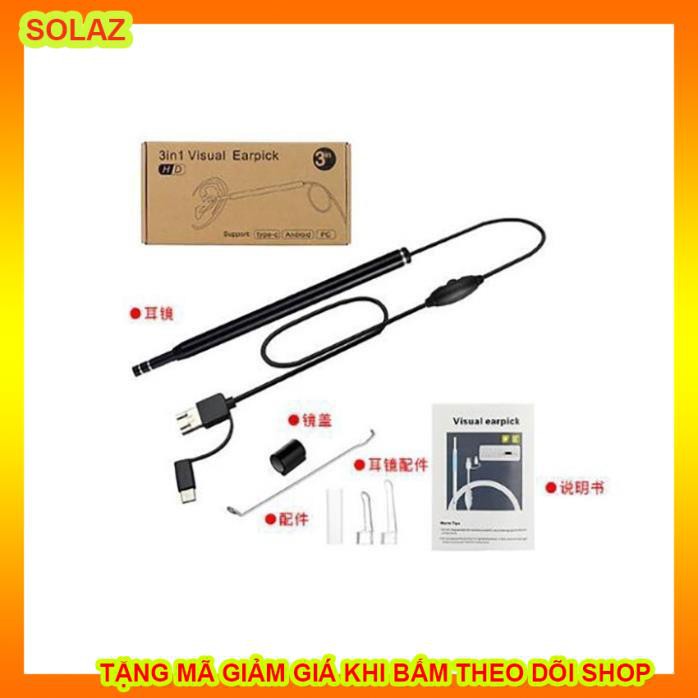 ☘ GIÁ SỈ☘  Bộ Ráy Tai Có Camera Nội Soi HD Visual Earpick -LUCAR