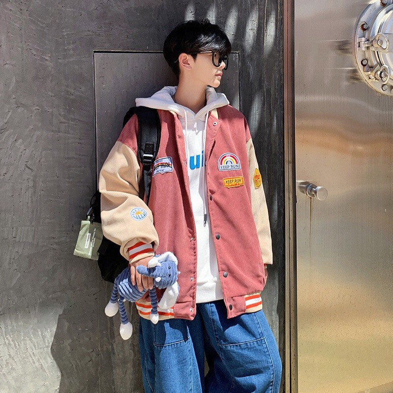 Áo Bomber Vải Nhung Unisex Cầu Vồng DEEP END - Unisex Năng Động Hot Trend | BigBuy360 - bigbuy360.vn