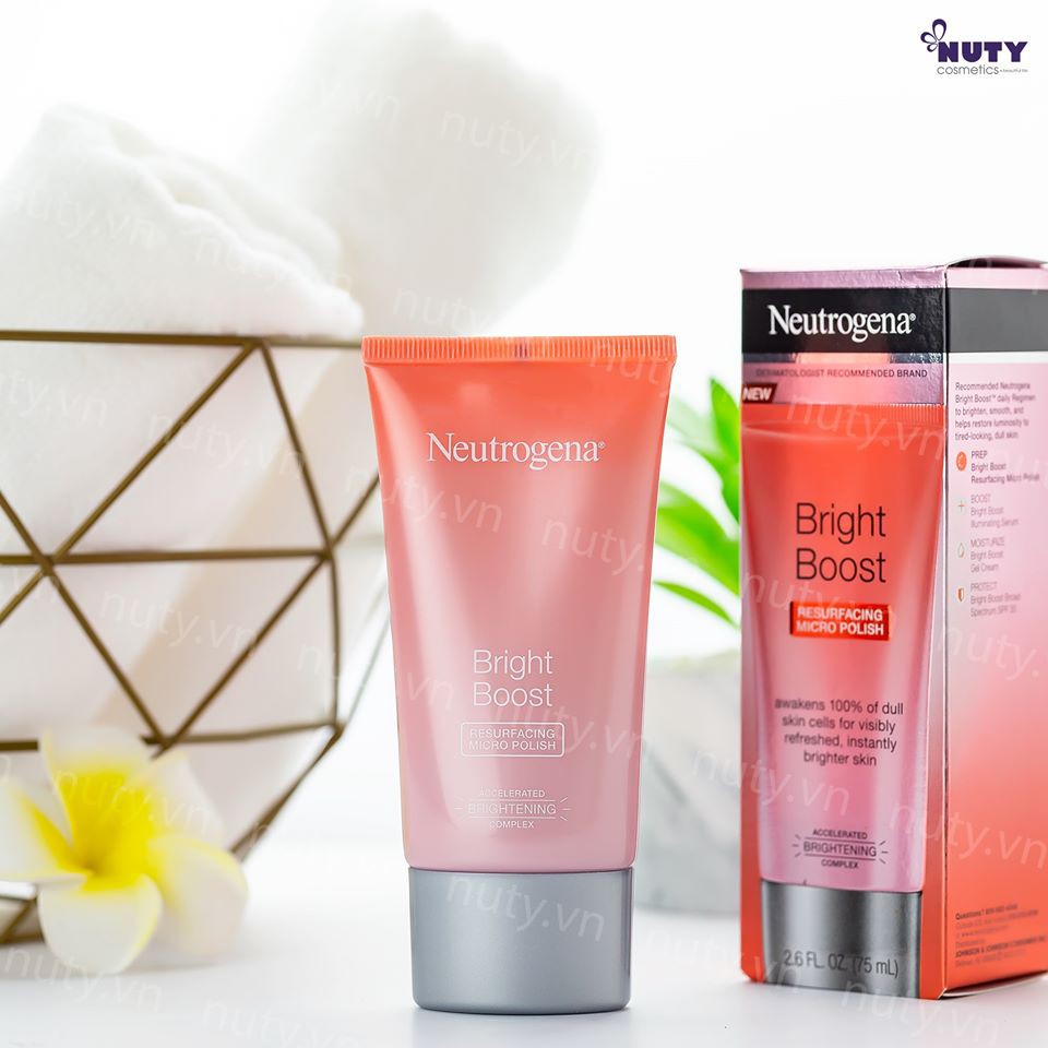 KEM TẨY SÁNG DA NEUTROGENA BRIGHT BOOST RESURFACING MICRO POLISH 75ML CHÍNH HÃNG - 5358