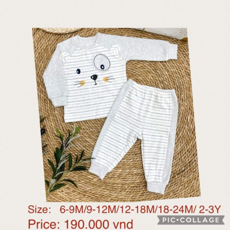 Moon - Bộ nỉ cún ngực cho bé 6-16kg