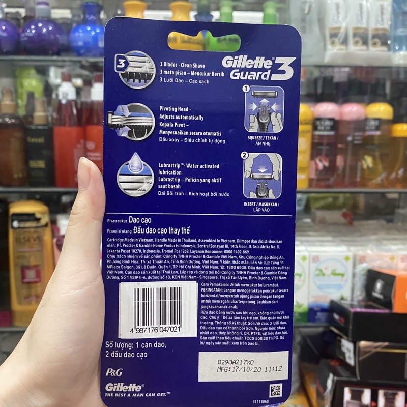 Dao cạo râu Gillette Guard 3