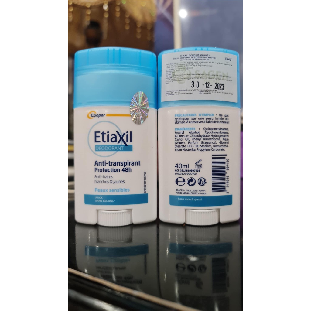 Combo Lăn Khử Mùi Etiaxil 15ml và Sáp Khử Mùi Etiaxil 40ml