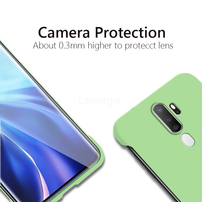 Ốp Điện Thoại PC Cứng Không Viền Chống Sốc Cho OPPO A9 A5 2020