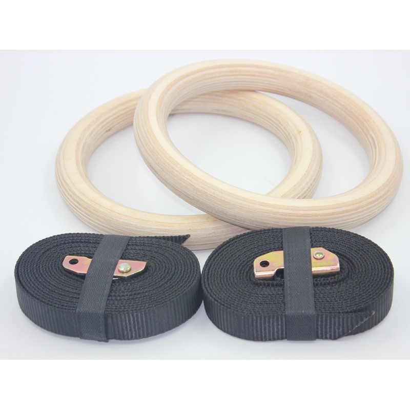 FREESHIP🎁 Vòng xà Gymnastic Rings ⚡giá rẻ⚡ Vòng xà treo Ring Dip gỗ Bạch Dương | hn & tphcm