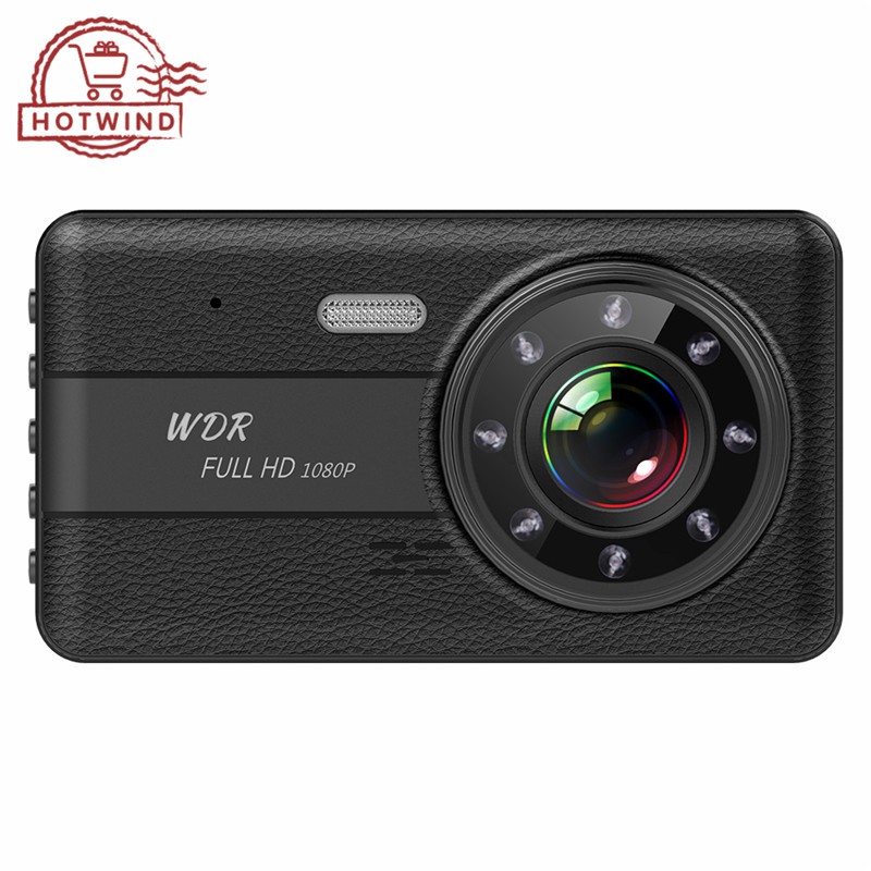 Set máy quay hành trình HW 4" IPS FHD 1080P 170 độ kèm phụ kiện dùng cho xe hơi | BigBuy360 - bigbuy360.vn