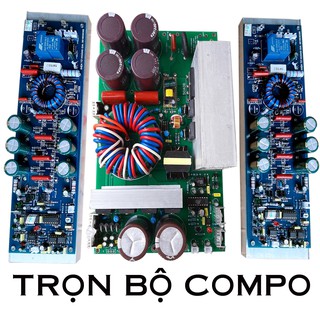 BO CÔNG SUẤT CLASS D 8 MOSFET PA- 6000w