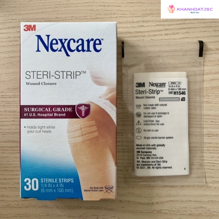 Băng y tế thay chỉ khâu da Nexcare 3M H1546 hộp 30 miếng