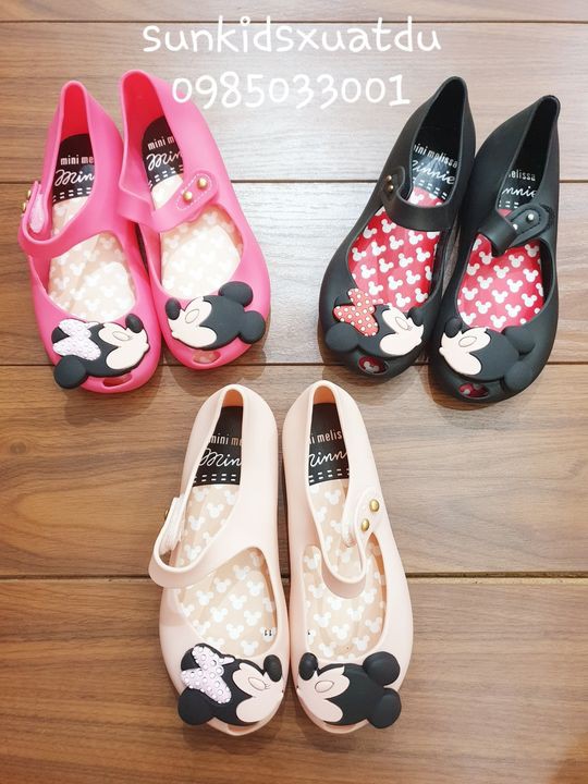 Giày thơm nhựa dẻo Minnie 3 màu