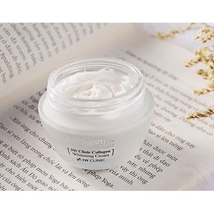 Kem Dưỡng Trắng Da, Ngăn Ngừa Lão Hóa 3W Clinic Collagen Whitening Cream