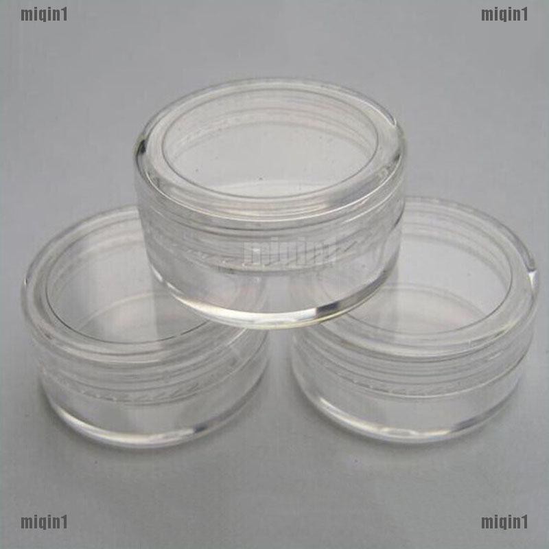 (hàng Mới Về) Set 5 Lọ Rỗng Đựng Mỹ Phẩm / Kem Trang Điểm Tiện Dụng Mq3