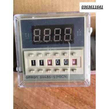 Rơle thời gian  Omron DH48S-1Z DH48S-2Z, DH48S-S Kèm đế Relay thời gian Công tắc hẹn giờ DH48S