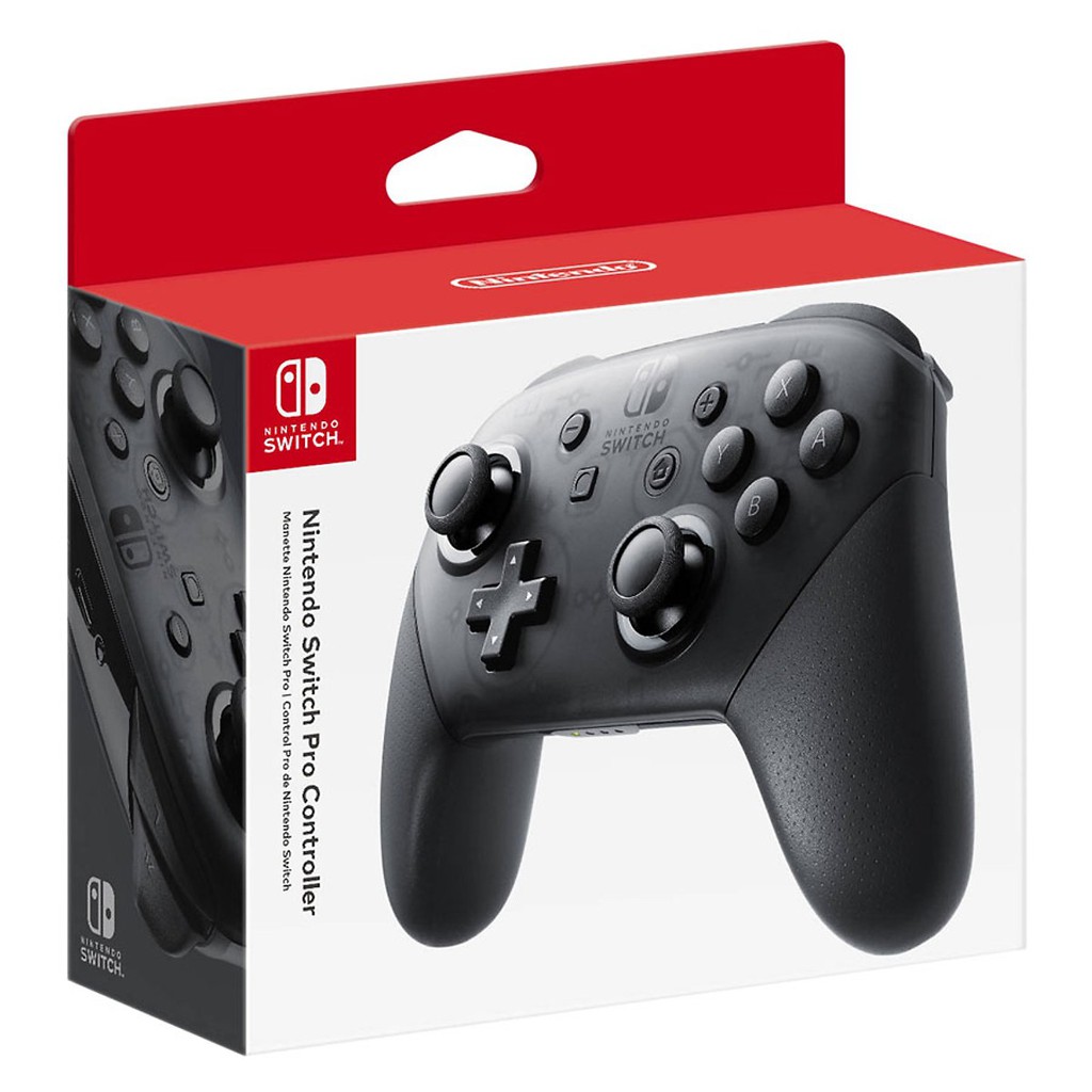 Tay cầm Nintendo Switch Pro Controller - Nguyên seal-chính hãng (bảo hành 3 tháng)