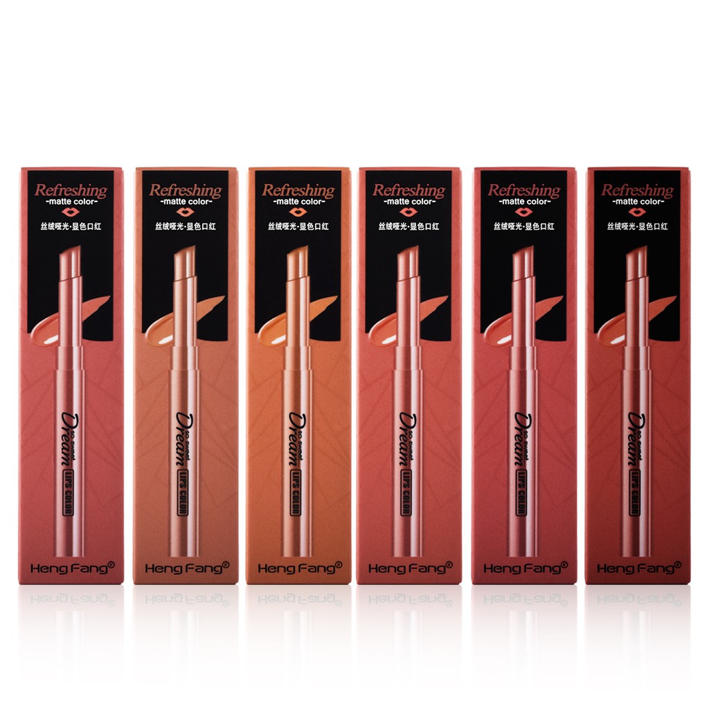 Set 6 Son môi HENGFANG lâu trôi giúp dưỡng ẩm hiệu quả #9091B | BigBuy360 - bigbuy360.vn