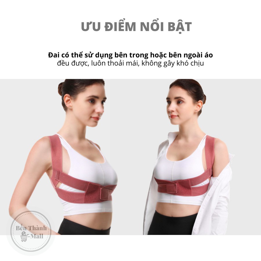 [Freeship] Đai bảo vệ Vòng 1, chống gù lưng định hình và nâng đỡ ngực khi tập gym, yoga SAMEPEAK SP10 chính hãng [Đeo bê