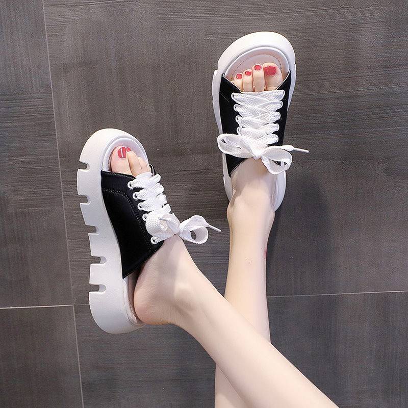 Dép Quai Ngang Đế Dày Thời Trang Dành Cho Nữ