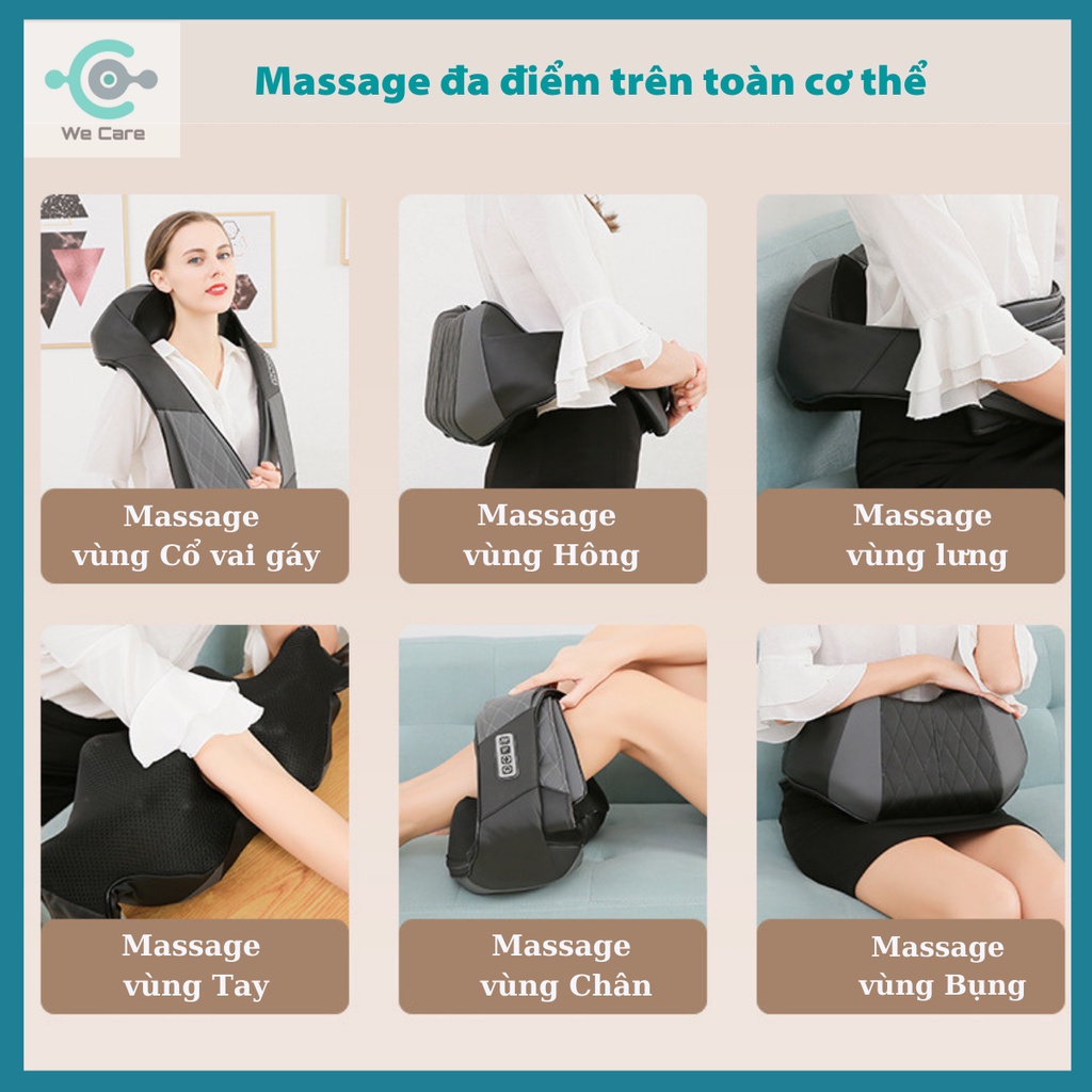 Máy Massage Toàn Thân Chuyên Sâu [Cao Cấp] FAPO, Massage Cổ Vai Gáy, Lưng Bằng Nhiệt Hồng Ngoại Bảo Hành 12 Tháng