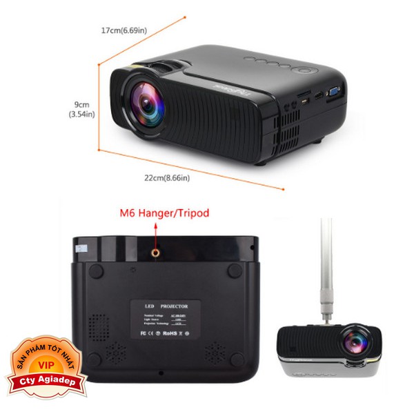 Máy chiếu i-Projector Thunder công nghệ mới độ nét chuẩn - bao đổi trả nếu chưa hài lòng