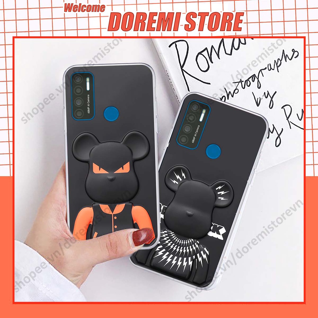 Ốp lưng Vsmart Star 5 / Joy 4 / Live 4 hình kaws, kith, bear brick nổi 3D phong cách độc đáo