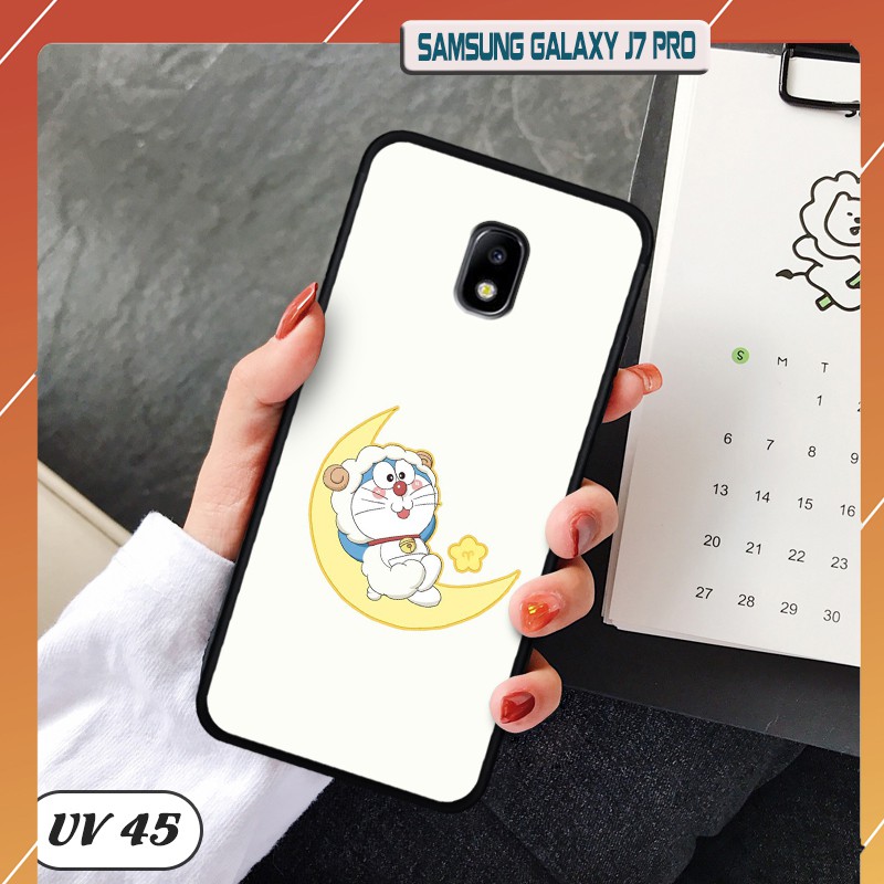 Ốp lưng nhám viền dẻo Samsung Galaxy J7 Pro in hình